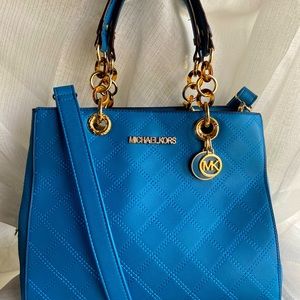 Michael Kors Faux Cynthia Medium Quilted Satchel